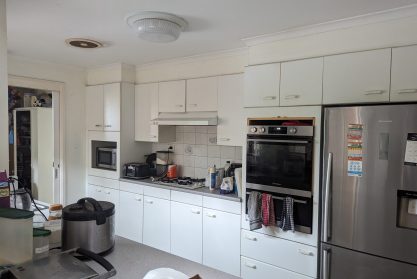 13 a Kitchen back wall before